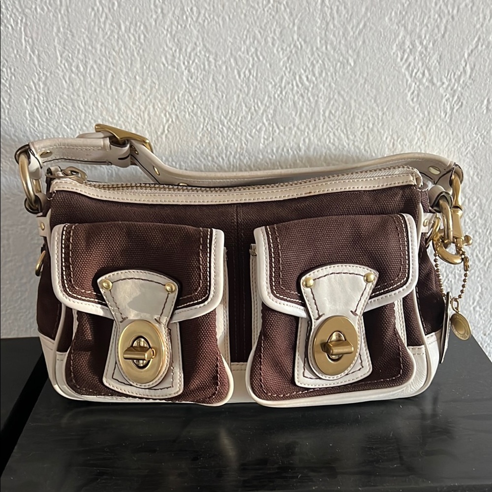 Y2K Coach Legacy Turnlock Satchel